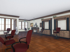 chez lucille hair salon 3D Model