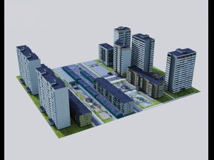 russian streets 3D Model