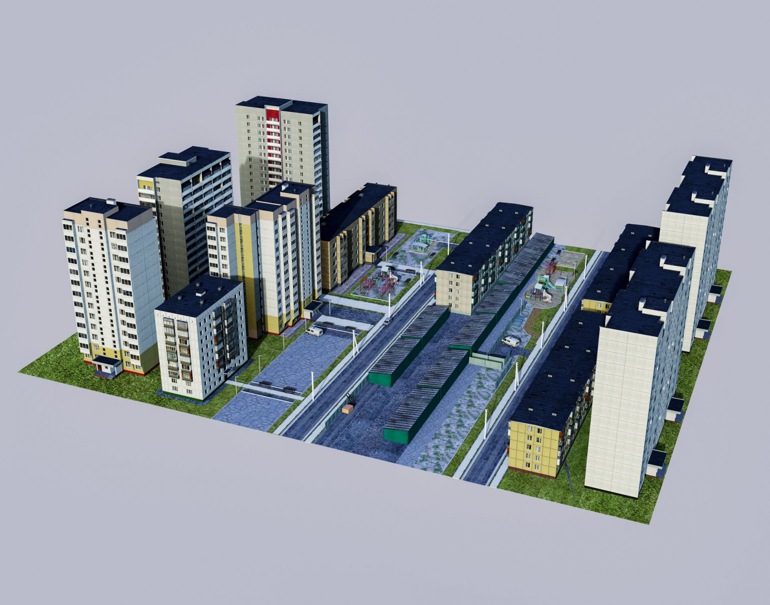 Street 3d model