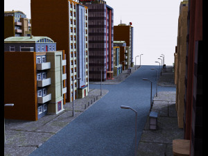 city block part 1 Modèle 3D
