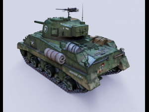 us army tank 3D Модель