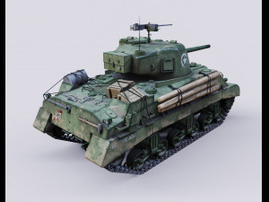 us army tank 3D Модель