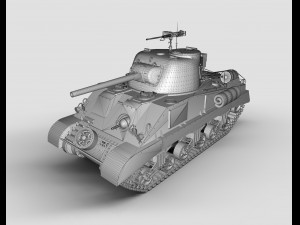 us army tank 3D Модель