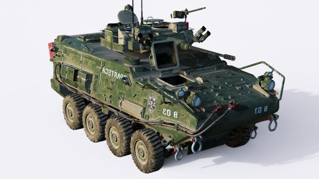 armored vehicle 3D Модель .c4d .max .obj .3ds .fbx .stl .blend 