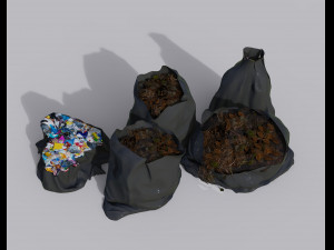 garbage pack Modelo 3D