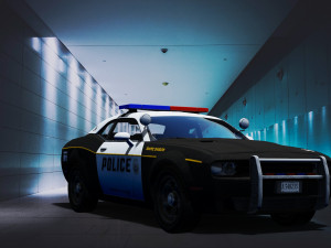 police army machines 3D 模型