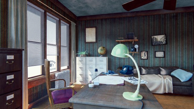 police place Modèle 3D .c4d .max .obj .3ds .fbx .stl .blend 