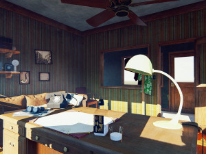 police place Modèle 3D