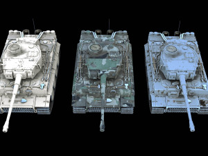 tiger tanks ww2 3D Modell