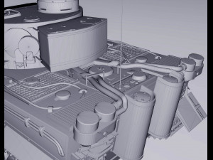 tiger tanks ww2 3D Modell