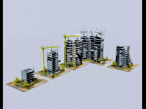 construction of buildings 3Dモデル