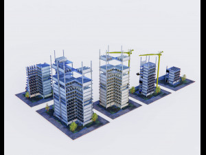 construction of buildings 3Dモデル