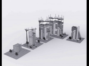 construction of buildings 3Dモデル