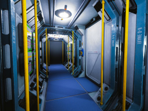 sci-fi fantastic office 3D Model