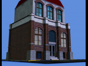buildings low-poly 3D Model