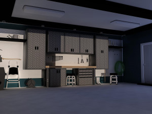 garage 3D 模型