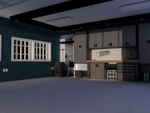 garage 3D 模型