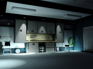 garage 3D 模型