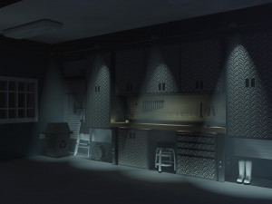 garage 3D 模型