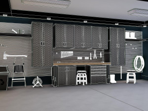 garage 3D 模型