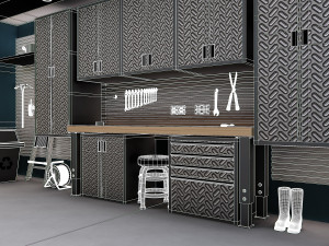 garage 3D 模型