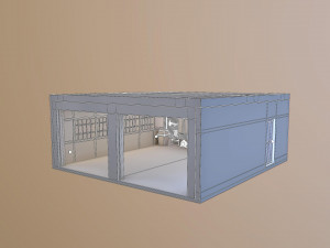 garage 3D 模型