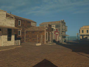 streets of the wild west Model 3D