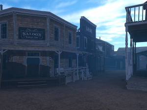 streets of the wild west Model 3D