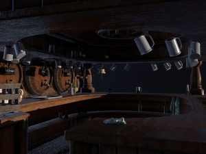 bar counter 3Dモデル