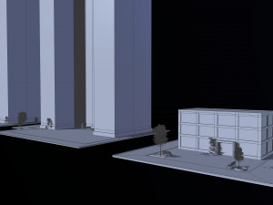 skyscrapers buildings 3D 模型