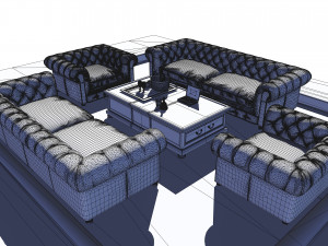leather chair Modelo 3D