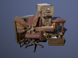 props trash 3D 模型