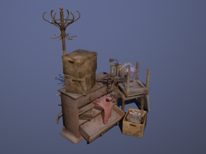 props trash 3D 模型