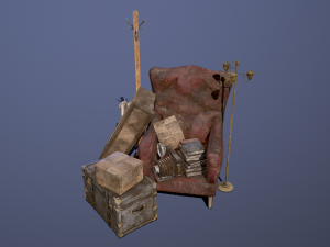 props trash 3D 模型