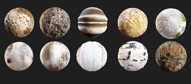 muddy snow ground 10 pbr seamless texture CG Dokuları .c4d .max .obj .3ds .fbx .stl .blend 