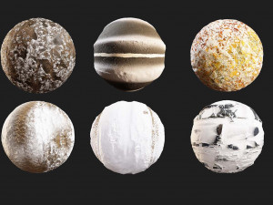 muddy snow ground 10 pbr seamless texture CG Textures