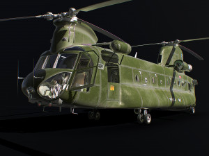 transport helicopter 3Dモデル