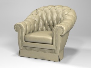 chair glasgow poltona 3D Model