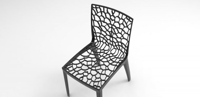 chair cadeira preta 3D Model .c4d .max .obj .3ds .fbx .stl .blend