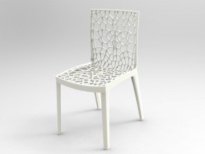 chair cadeira preta 3D Model