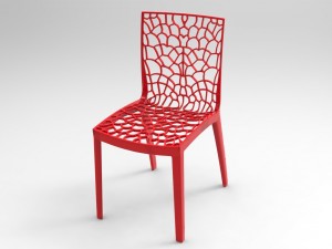 chair cadeira preta 3D Model
