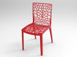 chair cadeira preta 3D Model