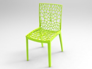 chair cadeira preta 3D Model