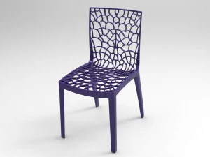 chair cadeira preta 3D Model