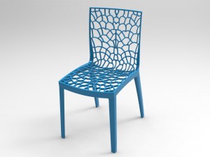 chair cadeira preta 3D Model