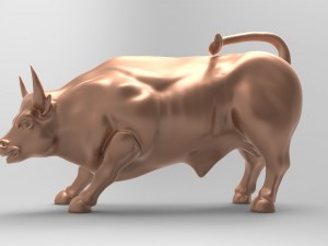 wallstreet bull statue Modello di stampa 3D