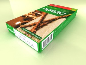 lotte pepero max Modello 3D