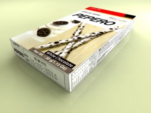 lotte pepero max Modello 3D