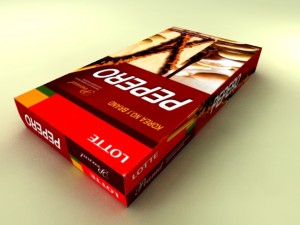 lotte pepero max Modello 3D