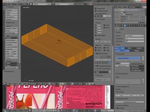 lotte pepero blender 3D Model